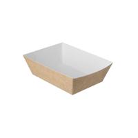 TakeAware Frietbakje a7 kraft/wit bio (400 stuks)