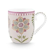 Mok L Lily & Lotus Lila bloem 350ml