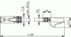 Telegärtner L00002E0102 RJ45 Netwerkkabel, patchkabel CAT 5e U/UTP 3.00 m Groen Vlambestendig, Halogeenvrij 1 stuk(s)