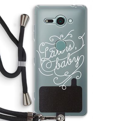 Laters, baby: Sony Xperia XZ2 Compact Transparant Hoesje met koord