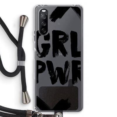 Girl Power #2: Sony Sony Xperia 10 III Transparant Hoesje met koord