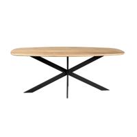 Eiken eettafel Ferris | Deens Ovaal 200 cm | Naturel