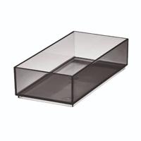 iDesign - Make-up Organizer, 20.3 x 10.2 x 5.1 cm, Smoke - iDesign | S