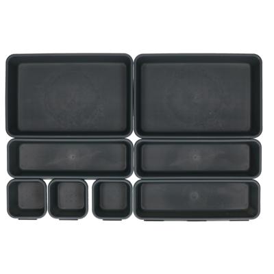 Lade organizer - 16-delig - donkergrijs - kunststof - modulair - ladeverdeler