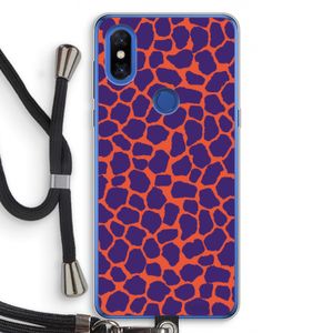 Purple Giraffe: Xiaomi Mi Mix 3 Transparant Hoesje met koord