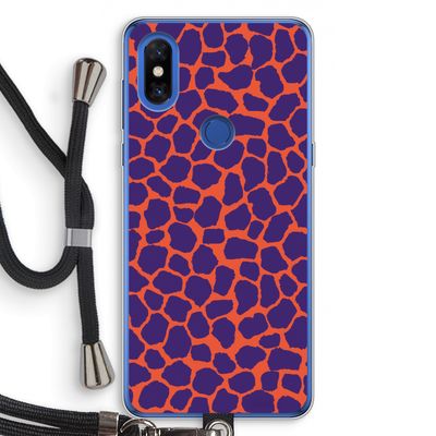 Purple Giraffe: Xiaomi Mi Mix 3 Transparant Hoesje met koord