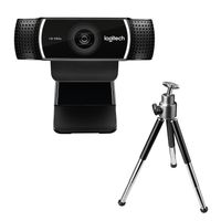 Logitech C922 webcam 1920 x 1080 Pixels USB Zwart - thumbnail