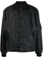 Raf Simons veste bomber à col pointu - Noir