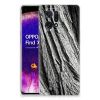 Bumper Hoesje OPPO Find X5 Boomschors Grijs