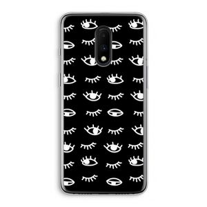 Eye pattern #3: OnePlus 7 Transparant Hoesje