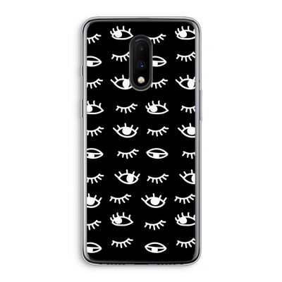 Eye pattern #3: OnePlus 7 Transparant Hoesje