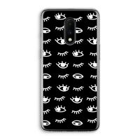 Eye pattern #3: OnePlus 7 Transparant Hoesje