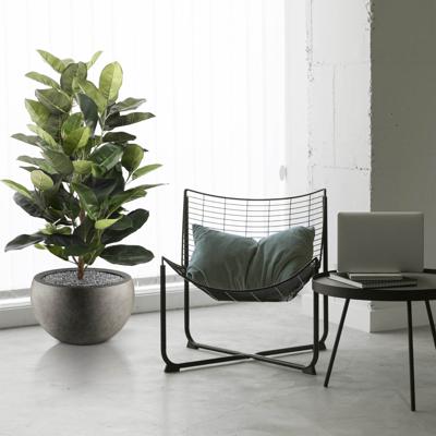 Elastica Robusta kunstplant 120cm - groen
