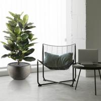 Elastica Robusta kunstplant 120cm - groen