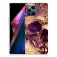 Silicone Back Case OPPO Find X3 | X3 Pro Skullhead - thumbnail