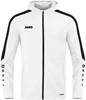JAKO 6823D Jas Met Kap Power Dames - Wit - 42