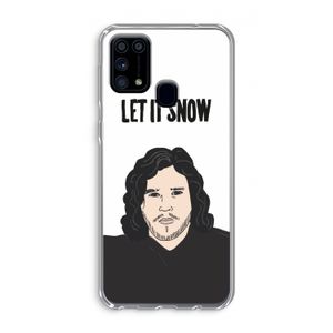 Let It Snow: Samsung Galaxy M31 Transparant Hoesje