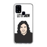 Let It Snow: Samsung Galaxy M31 Transparant Hoesje Let It Snow: Samsung Galaxy M31 Transparant Hoesje