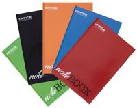 OFFICE products schrift met harde kaft, A4, 96 blad, met kantlijn, gelijnd