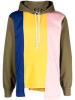 Comme des Garçons Homme Deux hoodie asymétrique à lien de resserrage - Multicolore