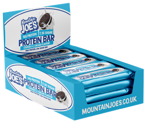 Mountain Joe&apos;s Protein Bar Chocolate Cookie Cream (12 x 55 gr)