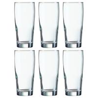 Arcoroc Bierglazen - 12x stuks - fluitjes - glas - 400 ml - Glazen voor bier - thumbnail