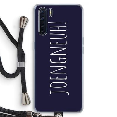 Joengneuh!: Oppo A91 Transparant Hoesje met koord