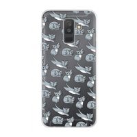 Poezen: Samsung Galaxy A6 Plus (2018) Transparant Hoesje Poezen: Samsung Galaxy A6 Plus (2018) Transparant Hoesje