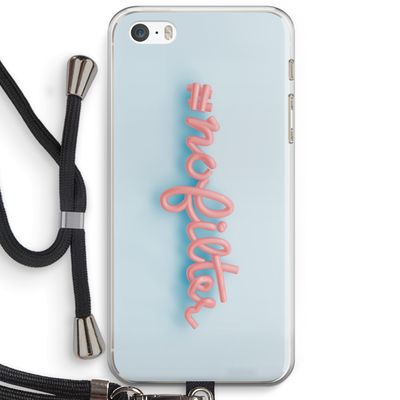 #nofilter: iPhone 5 / 5S / SE Transparant Hoesje met koord