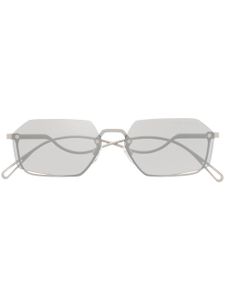 Emporio Armani lunettes de soleil à monture géométrique - Argent