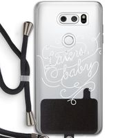 Laters, baby: LG V30 Transparant Hoesje met koord