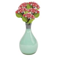 Kunstbloem Hortensia tak - 5x - roze - 35 cm - losse steel - Kunst zijdebloemen Kunstbloem Hortensia tak - 5x - roze - 35 cm - losse steel - Kunst zijdebloemen