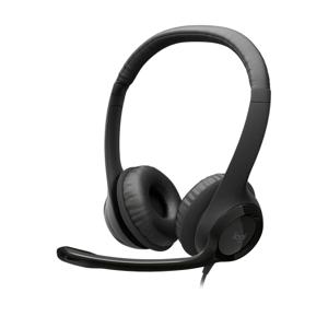 Logitech H390 On Ear headset Computer Kabel Stereo Zwart Ruisonderdrukking (microfoon), Noise Cancelling Volumeregeling, Microfoon uitschakelbaar (mute)