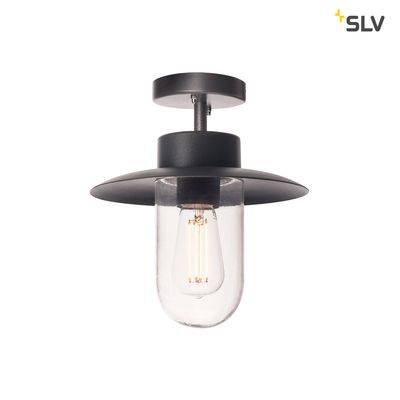 Plafondlamp buiten MOLAT E27 Antraciet