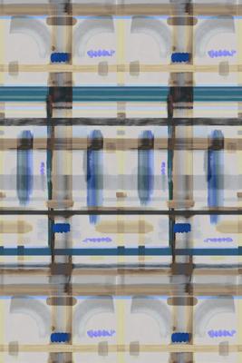 Moooi Carpets - Vloerkleed Corinthian Check - Rectangle Cobolt Low Pile -