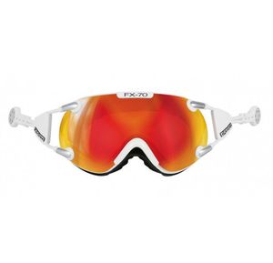 Skibril Casco fx-70 carbonic - Wit - mirror cat. 2 - (☁/☀)