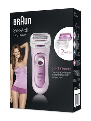 Braun Silk-épil Lady Shaver 5-360 Roze - 3in1 Elek Scheerapparaat, Trimmer En Scrubsysteem Met Snoer Braun Silk-épil Lady Shaver 5-360 Roze - 3in1 Elek Scheerapparaat, Trimmer En Scrubsysteem Met Snoer