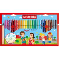 STABILO Cappi viltstift etui - 24 stuks