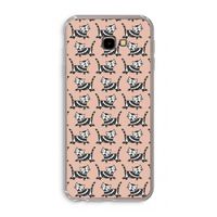 Zwarte poes: Samsung Galaxy J4 Plus Transparant Hoesje