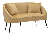 BANK BROWY MET KUSSENS CM 137X69X79 BANK BROWY MET KUSSENS CM 137X69X79