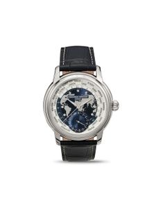 Frederique Constant montre Classic Worldtimer Manufacture 42 mm - Blanc