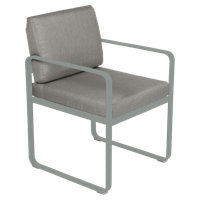 Fermob Bellevie dining armchair tuinstoel Lapilli grey - Grey Taupe