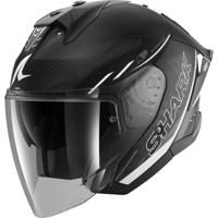 SHARK Skwal Jet Cup Speed-Tech, Jethelm of scooter helm, Mat Zwart-Wit-Antraciet KWA