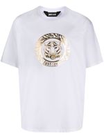 Just Cavalli t-shirt en coton à logo imprimé - Blanc