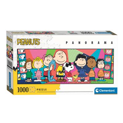 Clementoni legpuzzel panorama peanuts snoopy, 1000st.