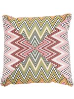 Missoni Home coussin Birmingham à motif zig-zag - Rose - thumbnail