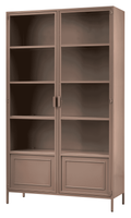 WOOOD Vitrinekast Ronja 189 x 110cm - Military Brown - thumbnail