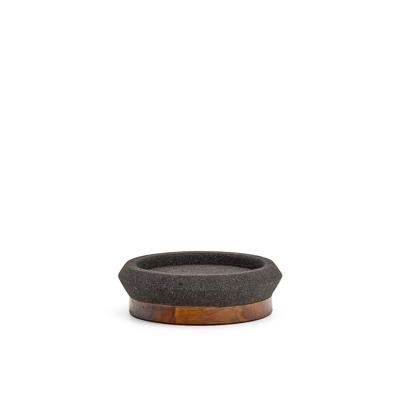 Kave Home Ornament 'Naro' Steen en teakhout, 30cm