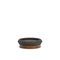 Kave Home Ornament 'Naro' Steen en teakhout, 30cm