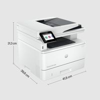 HP LaserJet Pro MFP 4102fdw printer, Zwart-wit, Printer voor Kleine en middelgrote ondernemingen, Printen, kopiëren, scannen, faxen, Draadloos; Geschikt voor Instant Ink; Printen vanaf een telefoon of tablet; Automatische documentinvoer - thumbnail